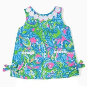 Lilly Pulitzer Baby Lilly Knit Shift Dress in Seabreeze Blue size 12-18 months